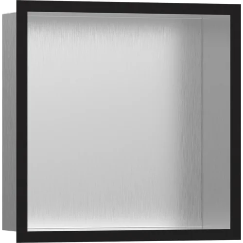 Hansgrohe XtraStoris 56097670, Nerūdijantis plienas, Juodas matinis rėmelis image 1