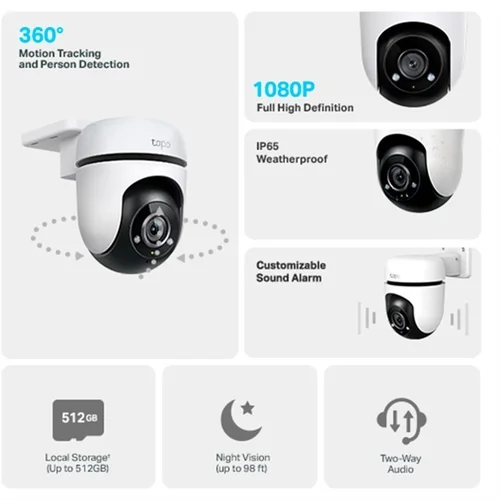 TP-Link Tapo C500 Kupolinė kamera image 2