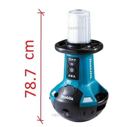 Makita DLM810Z (DML810) akumuliatorinis vertikalus darbinis žibintas 14,4/18/230V image 1