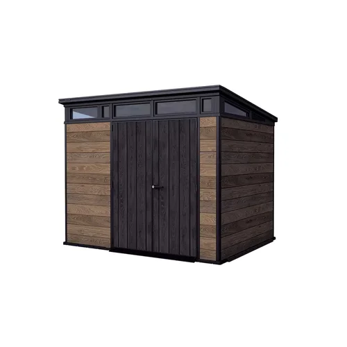 Sodo sandėliukas KETER Signature Pent 9x7 Walnut image 1