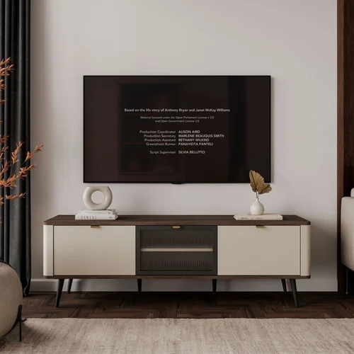 TV spintelė AUTUMN160 kašmyro ir riešuto image 3