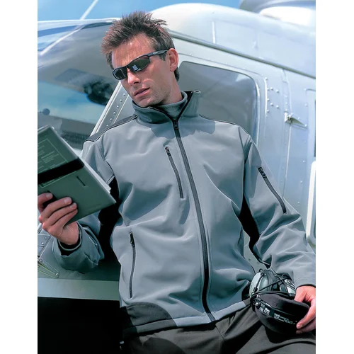 Result R124X Softshell vyriška striukė XL Black/Black image 3