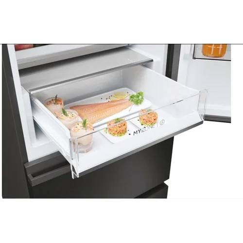 Haier HTW5618ENPT Šaldytuvas, 360 L, Juoda, Apačioje image 3