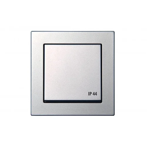 LIREGUS EPSILON kištukinis lizdas, metalo spalvos, IP44 image 2
