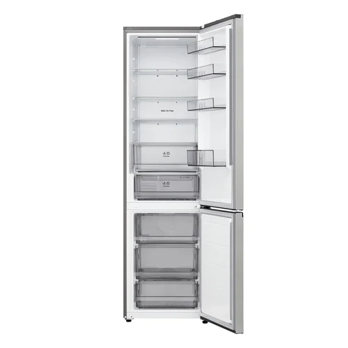 LG Šaldytuvas GBBSJ20EPY, 203 cm, 375 L, Pilka image 2