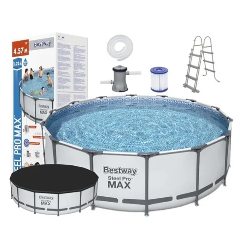 Karkasinis baseinas Bestway 56438 Steel Pro Max Set 457x122 cm image 3