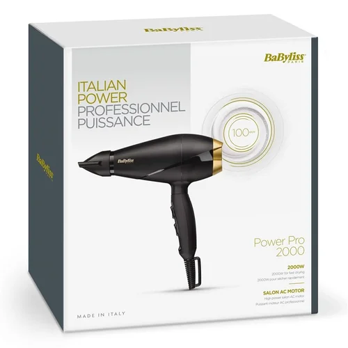 Babyliss 6704E plaukų džiovintuvas Aukso Juoda image 3