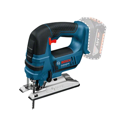 Bosch GST 18 V-Li B Professional akumuliatorinis siaurapjūklis, 2x4.0Ah image 2