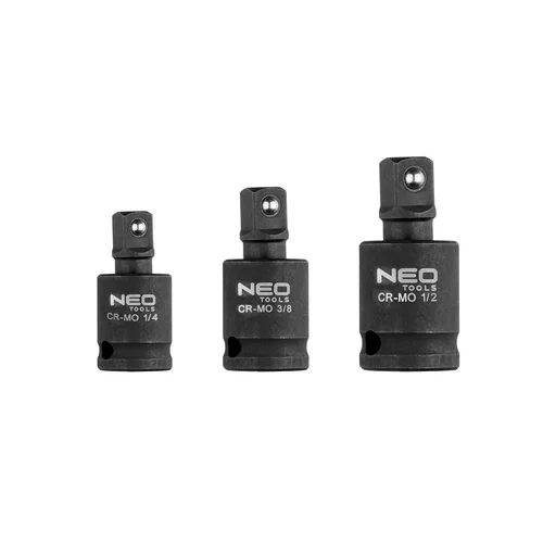 NEO Smūginių jungčių rinkinys, 3 vnt., 1/2", 1/4", 3/8" image 1
