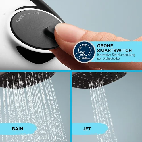 GROHE Vitalio Start System 250 viršutinė termostatinė dušo vonios sistema image 2