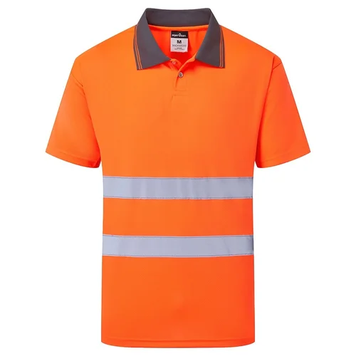 PORTWEST ES477 polo marškinėliai trumpomis rankovėmis - L, Yellow image 1