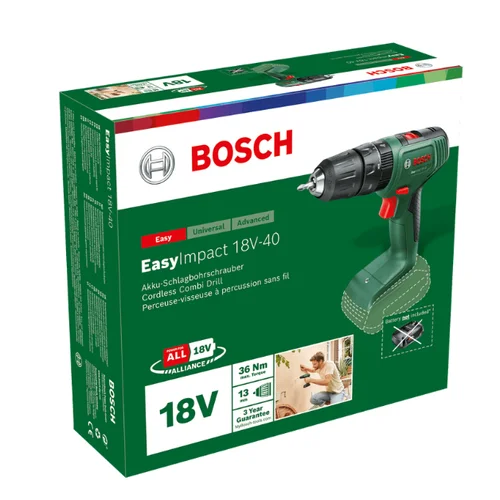 Bosch EasyImpact 18V-40 smūginis gręžtuvas-suktuvas image 2