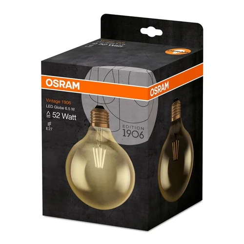 Osram G125 LED lemputė, 7W, E27, 2500K, 725 lm image 2