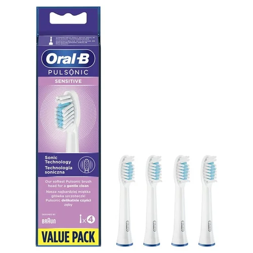 Oral-B Pulsonic Sensitive SR32-4S balti antgaliai image 1