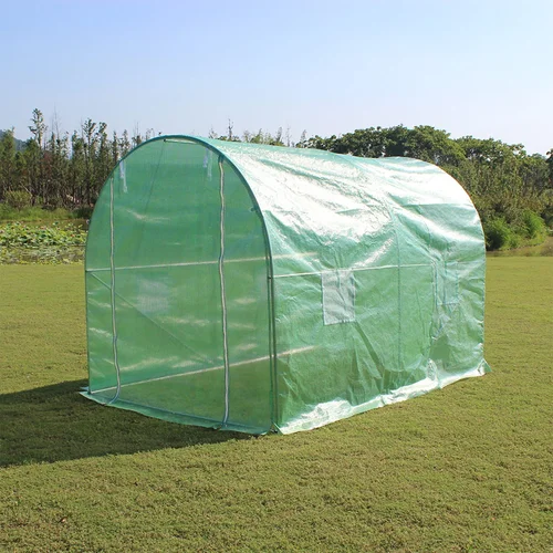 Šiltnamis su armuota plėvele, 4 m2, 2x2 m, žalias image 3
