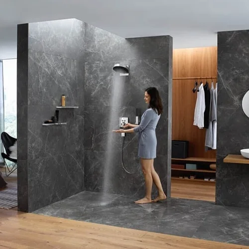 Hansgrohe Rainfinity 26226000/26226700 dušo galva ø25 cm skersmens Chromo image 1