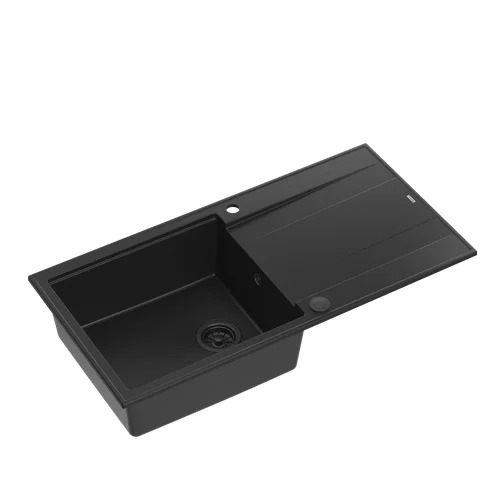 Quadron EVAN 146 XL HCQE10050U7_BLM_P2O, 1000x500x210 mm, Anglies juoda image 2