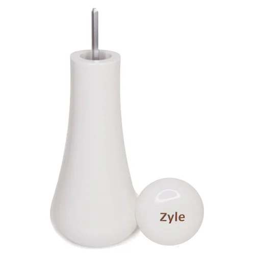 Zyle ZY067GRSW prieskonių malūnėlis 23 cm Baltas image 2