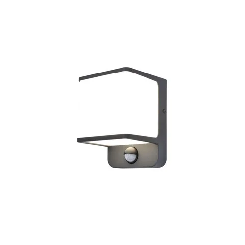 Lauko šviestuvas Lutec Doblo, 11W LED, IP54, tamsiai pilka image 1