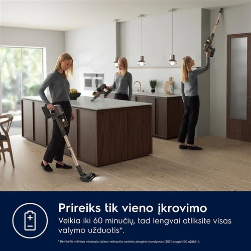 Electrolux belaidis dulkių siurblys EP81U25ULT image 3
