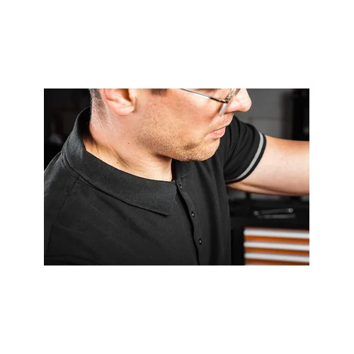 NEO DENIM BLACK polo marškinėliai, juodi, XXL image 3
