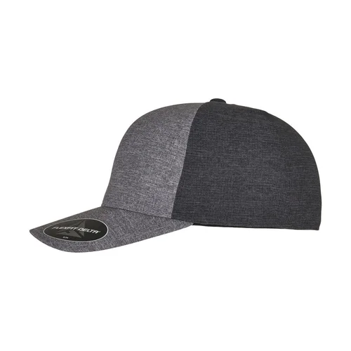 2 spalvų Flexfit 180T kepuraitė su snapeliu - L/XL, Melange Blue/Melange Charcoal image 3