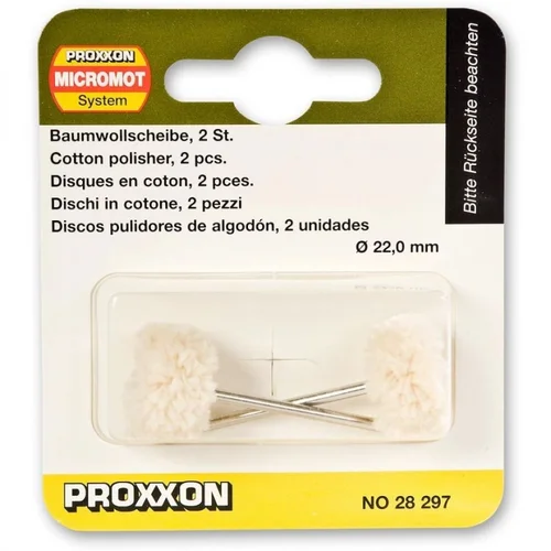 PROXXON veltiniai poliravimui Ø22 mm, 2 vnt. image 2