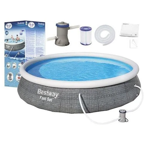 Bestway Fast Set Pripučiamas baseinas 396x84 cm (57376) image 3