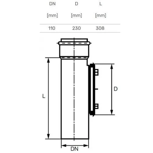 Magnaplast Ultra dB vidaus kanalizacijos pravala Ø110 mm image 2