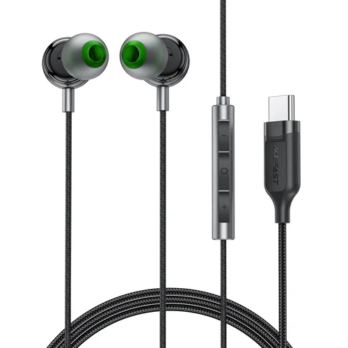 Ausinės Acefast L5 USB-C juodos image 2