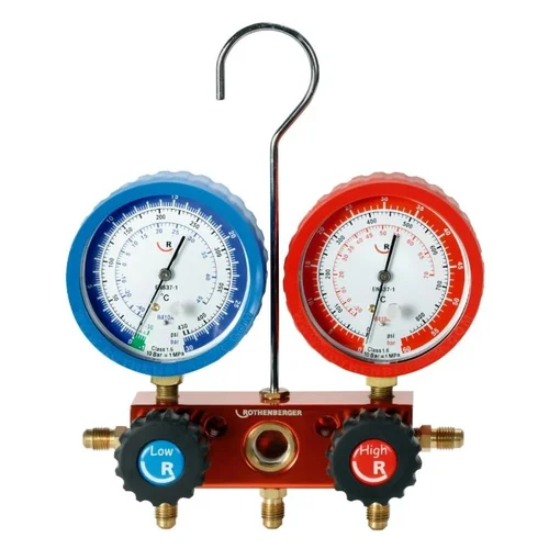 Rothenberger Manometras 2 šakų R22-R407C image 1