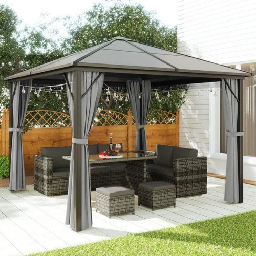 Lauko pavėsinė Zeltpro Deluxe 300x300 Pilka image 3