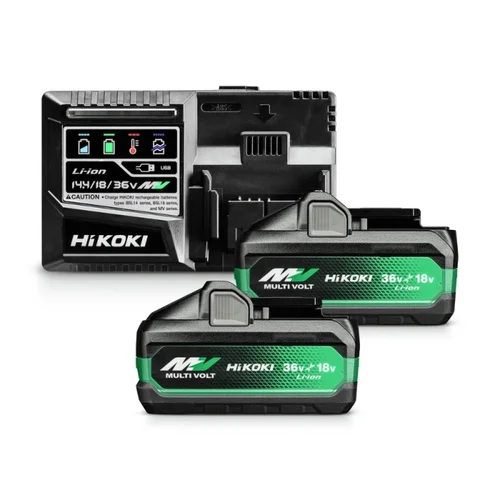 HiKOKI UC18YSL3WJZ Akumuliatorių ir įkroviklio rinkinys image 1