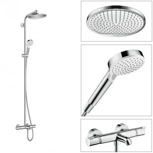 Hansgrohe Crometta S 240 1jet termostatinė dušo sistema (240 mm) image 1