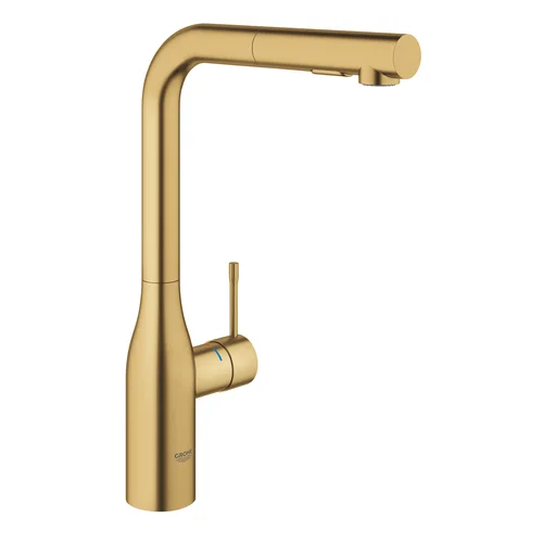 Grohe Essence 30270GN0 plautuvės maišytuvas su ištraukiama žarna, Brushed cool sunrise image 1