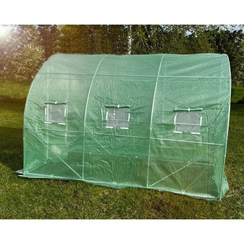 Šoninis šiltnamis PE, 6 m2, 4x1.5 m, Žalias image 2
