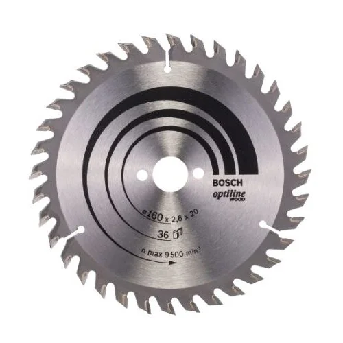 Bosch Optiline Wood pjovimo diskas 160x20/16, 2608640597 image 1