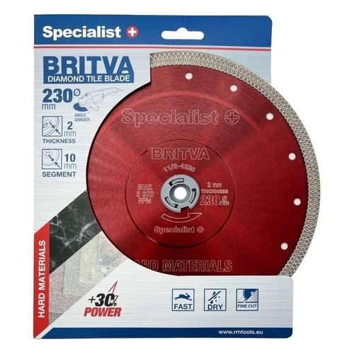Specialist+ deimantinis pjovimo diskas BRITVA 230x2x22 mm image 1