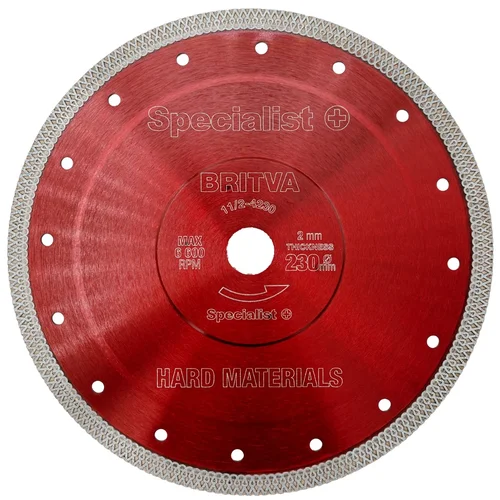 Specialist+ deimantinis pjovimo diskas BRITVA 230x2x22 mm image 3