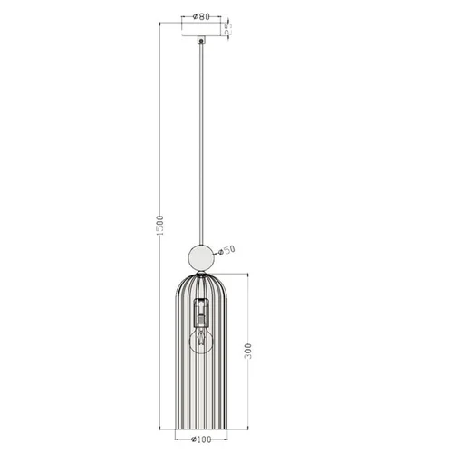 Light Prestige Piega lubų šviestuvas, 40 W, E14 image 3