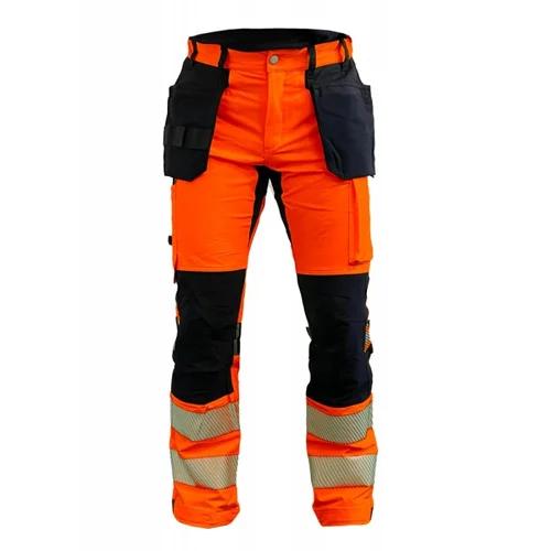 BoSafety TENSION PLUS 4-way stretch Hi-vis Class 2 - 48 Hi-Vis Orange/Black image 2