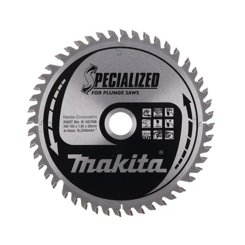 Makita B-56708 pjaustymo diskas 165x20x2,2 mm 48T 8° SP6000 image 3