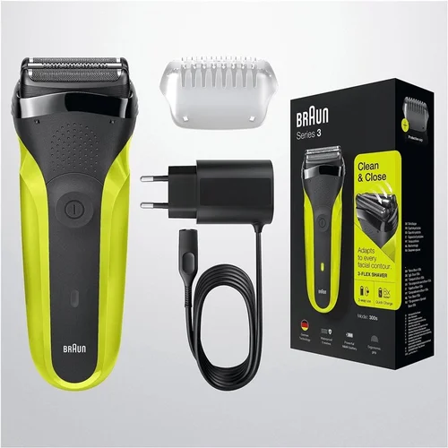 Braun 300S skustuvas su 3 galvutėmis image 2