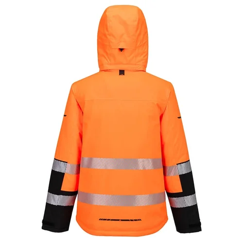 PORTWEST EV467 Žieminė gero matomumo striukė XXXL Orange/Black image 2