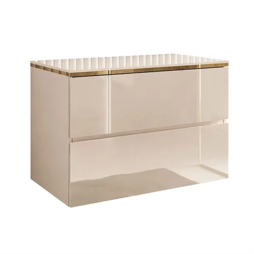 AURORA KASZMIR GOLD80 vonios spintelės komplektas, 80 cm image 1