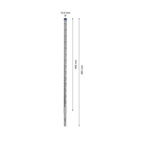 Bosch SDS-plus grąžtas betonui 14x400x465 mm image 3