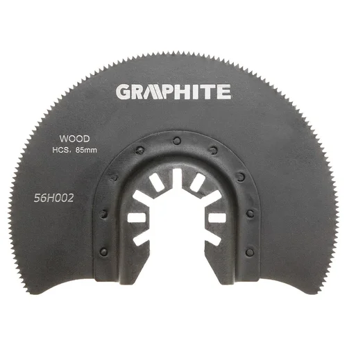GRAPHITE 56H002 Daugiafunkcinio įrankio geležtė, pusiau apvali, medžiui image 1