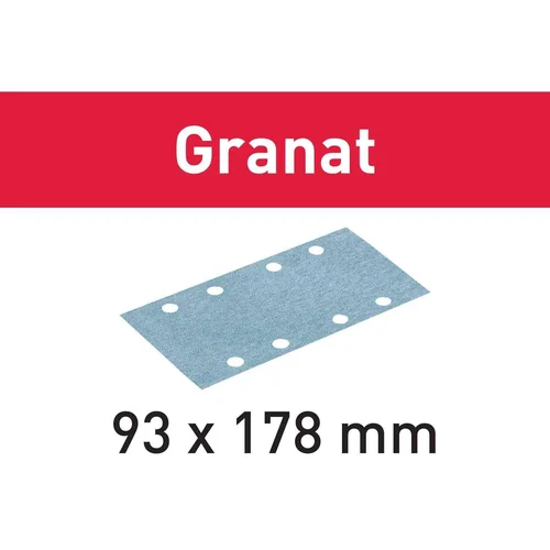 Šlifavimo popierius Granat Festool STF 93X178 P120 GR/100 image 1