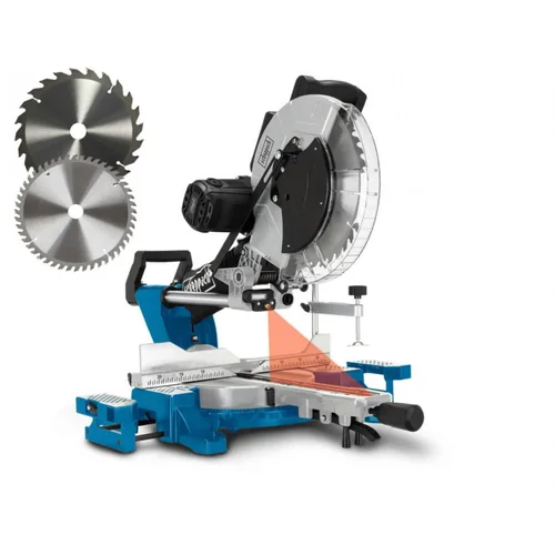 Scheppach HM140L skersinio pjovimo staklės, 2000 W, Ø305 mm image 1
