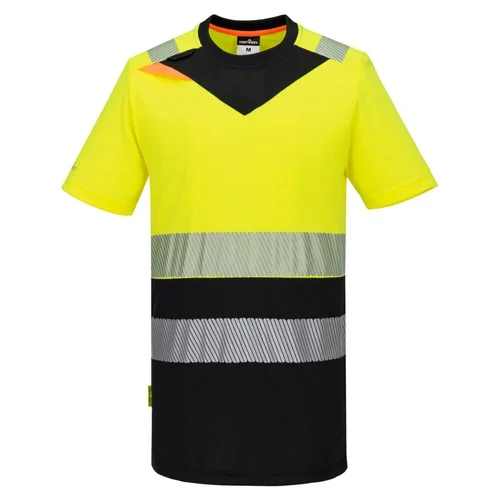PORTWEST DX434 Gero matomumo sportiniai marškinėliai 6XL Orange/Black image 1